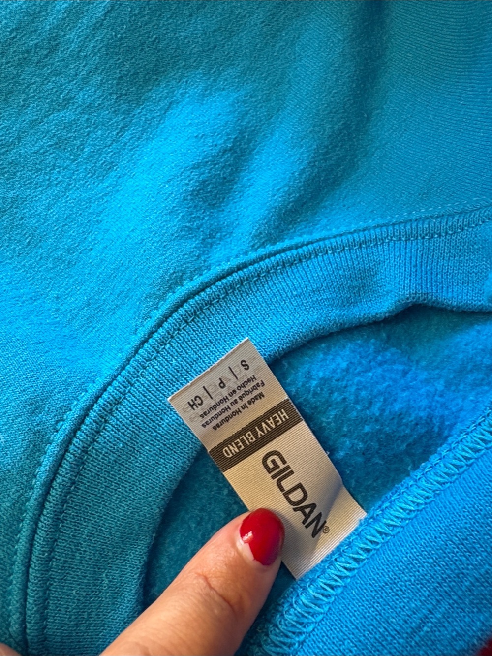 Trader Joe's Logo Sweatshirt - Blue & Hot Pink - Picture 3 of 3
